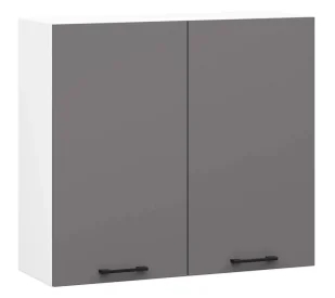 Szara górna szafka kuchenna z półkami F7-R14 - Szafki kuchenne Szara górna szafka kuchenna z półkami F7-R14 - Szafki kuchenne - miniaturka - grafika 1