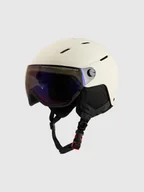 Kaski narciarskie - 4F Kask narciarski z goglami dziecięcy - biały S (51-54cm) - miniaturka - grafika 1