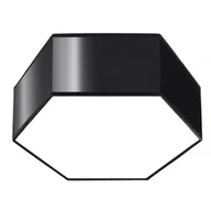 Lampy sufitowe - Czarny geometryczny plafon 11,5 cm - S747 D6-N46 - miniaturka - grafika 1