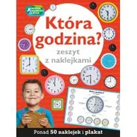 Książki edukacyjne - Która godzina$831 Zeszyt z naklejkami Praca zbiorowa - miniaturka - grafika 1