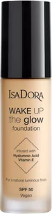 IsaDora Wake Up the Glow Foundation SPF50 3W - Podkłady do twarzy - miniaturka - grafika 2
