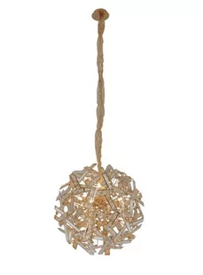Auhilon Clementi lampa wisząca 12-punktowa złota JD8323-12 GOLD - Lampy sufitowe - miniaturka - grafika 1