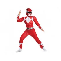 Strój Red Ranger Classic Muscle Power Rangers M - Godan - Stroje karnawałowe - miniaturka - grafika 2