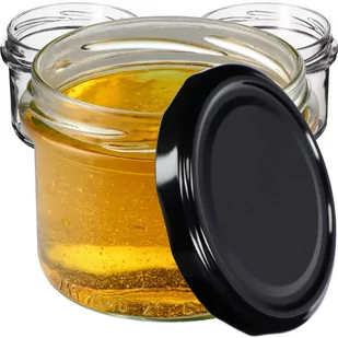 Słoiki Tartu 235ml 100 szt. 82mm + wieczka czarne - Pojemniki kuchenne Słoiki Tartu 235ml 100 szt. 82mm + wieczka czarne - Pojemniki kuchenne - miniaturka - grafika 1