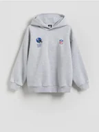 Bluzy dla chłopców - Reserved - Bawełniana bluza NFL - jasnoszary - miniaturka - grafika 1