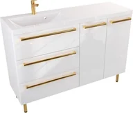 Szafki łazienkowe - Szafka Umywalkowa Stojąca ATHOS 120 cm SZ D L UZ - miniaturka - grafika 1