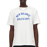 Koszulki sportowe męskie - Koszulka New Balance MT41514SST - biała - miniaturka - grafika 1