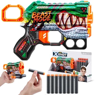 Pistolet Zuru X-shot skins Beast Out - Zabawki militarne - miniaturka - grafika 1