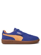 Buty dla dziewczynek - Puma Sneakersy Palermo Jr 397271 20 Niebieski - miniaturka - grafika 1