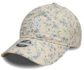 Czapki damskie - Czapka z daszkiem NEW ERA NYY Womens Floral Cream 9TWENTY kremowa - miniaturka - grafika 1