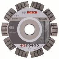 Tarcze do pił - Bosch Diamentowa tarcza tnąca Best do betonu 125 x 22 23 x 2 2 x 12 mm 2608602652 Średnica 125 mm Średnica wewnętrzna 22.23 mm 1 szt - miniaturka - grafika 1