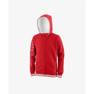 Bluza tenisowa dziecięca Wilson Team II FZ Hoody team - Odzież sportowa dziecięca - miniaturka - grafika 1