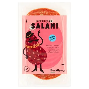 Wegańskie salami 100 g Bezmięsny Mięsny - Produkty wegańskie i wegetariańskie - miniaturka - grafika 1