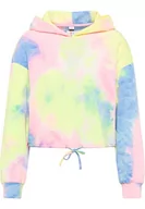 Bluzy damskie - IZIA Damska bluza z kapturem eyota, różowo-niebieska, XL, ró?owy niebieski, XL - miniaturka - grafika 1