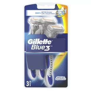 MASZYNKI DO GOLENIA GILLETTE BLUE3 3 SZTUKI 020324 - Maszynki do golenia i wkłady - miniaturka - grafika 1