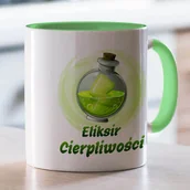 Kubki - Kubek do kawy z nadrukiem - Eliksir cierpliwości - miniaturka - grafika 1