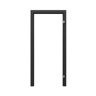 Ościeżnica regulowana do skrzydeł bezprzylgowych Vector 90 Prawa czarna 95-115 mm Porta - Ościeżnice - miniaturka - grafika 1