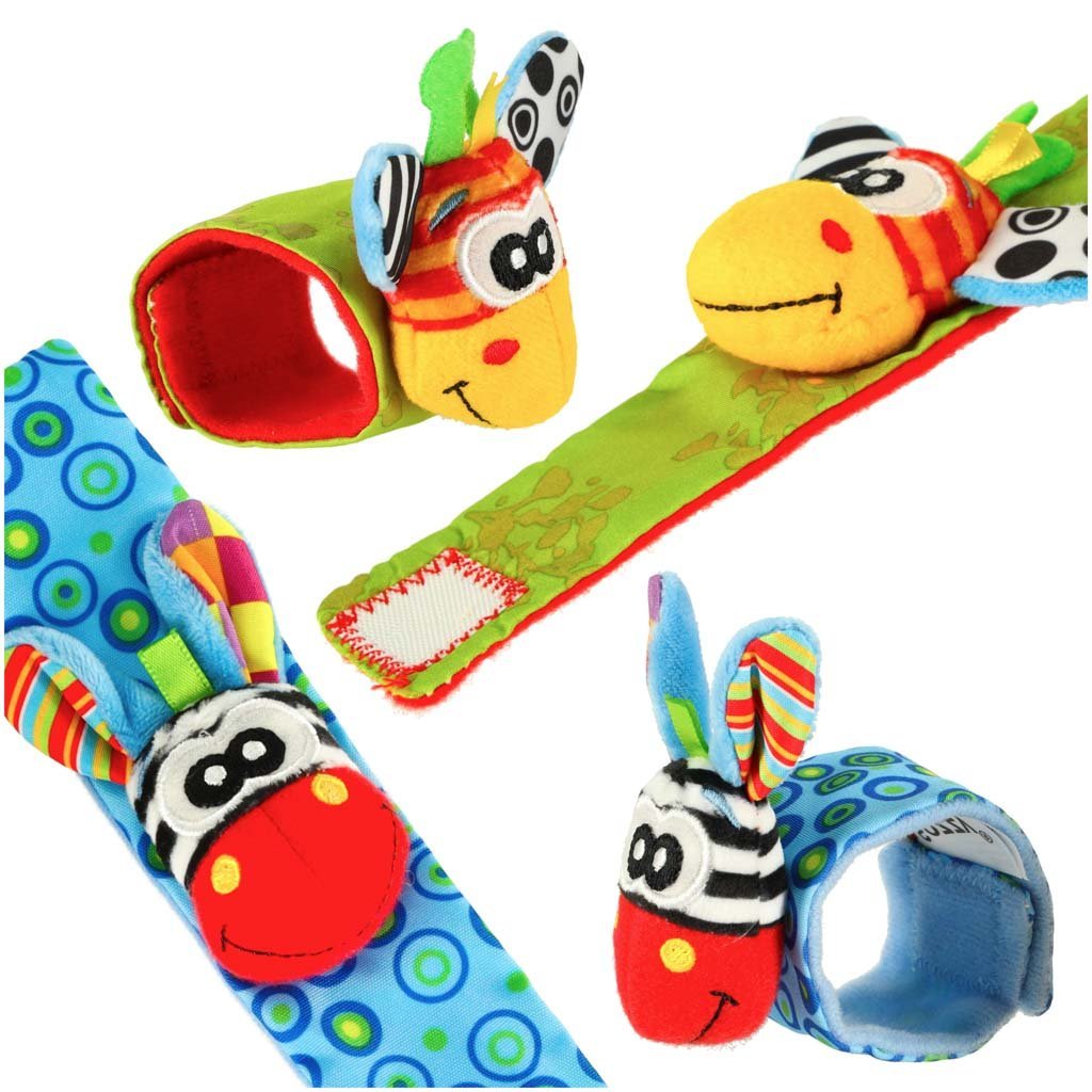 DLA DZIECI GRZECHOTKA ZABAWKA NA RĄCZKI DŁONIE 2SZT.