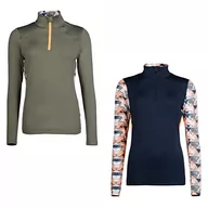 Koszulki jeździeckie - Hkm Lyon Active Koszula Dunkelblau XL - miniaturka - grafika 1