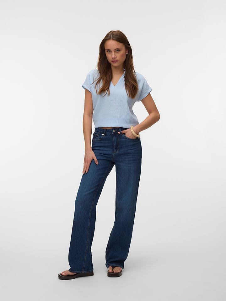 Vero Moda Bluzka w kolorze błękitnym