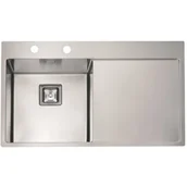 Zlewozmywaki - Alveus STYLUX 50-FS stal SATYNA 1084293 - miniaturka - grafika 1