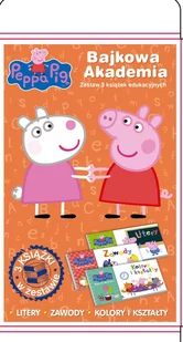 Świnka Peppa Bajkowa Akademia Nr.1 Praca zbiorowa - Mapy i plansze edukacyjne - miniaturka - grafika 1