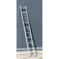 Drabiny - ALVE Aluminiowa jednoczęściowa drabina EUROSTYL, 1x10 szczebli, długość 2,84 m 558002 - miniaturka - grafika 1