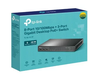TP-LINK TL-SL1311P 8x 10/100 - Switche - miniaturka - grafika 2