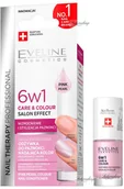 Odżywki do paznokci - Eveline Cosmetics - NAIL THERAPY PROFESSIONAL - Care & Colour Salon Effect Nail Conditioner - Skoncentrowana, koloryzująca odżywka wzmacniająca do paznokci 6w1 - Pink Pearl - 5 ml - miniaturka - grafika 1