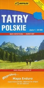 Tatry polskie. Mapa turystyczna - Mapy i plansze edukacyjne - miniaturka - grafika 1