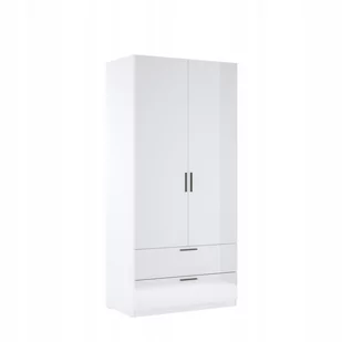 Szafa Holly 100cm biały połysk - Szafy - miniaturka - grafika 1