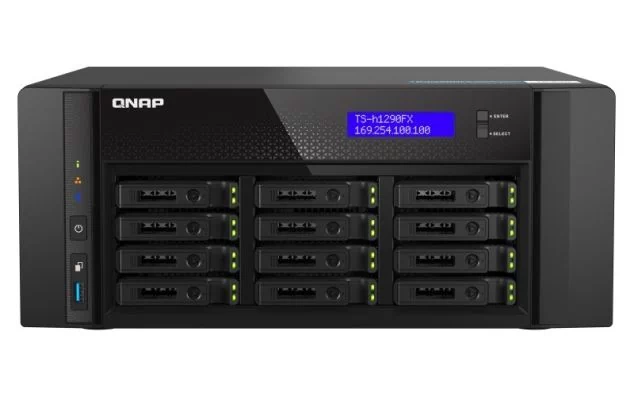 Serwer plików QNAP NAS TS-h1290FX-7232P-64G U.2 NVMe / SATA