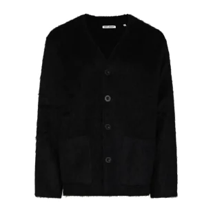 Cardigan Czarny Mohair Our Legacy - Swetry męskie - miniaturka - grafika 1