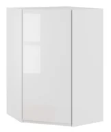 Meble kuchenne - Alba Szafka Wisząca Wysoka Narożna Lewa Gnwu-H92 Biały Połysk - miniaturka - grafika 1