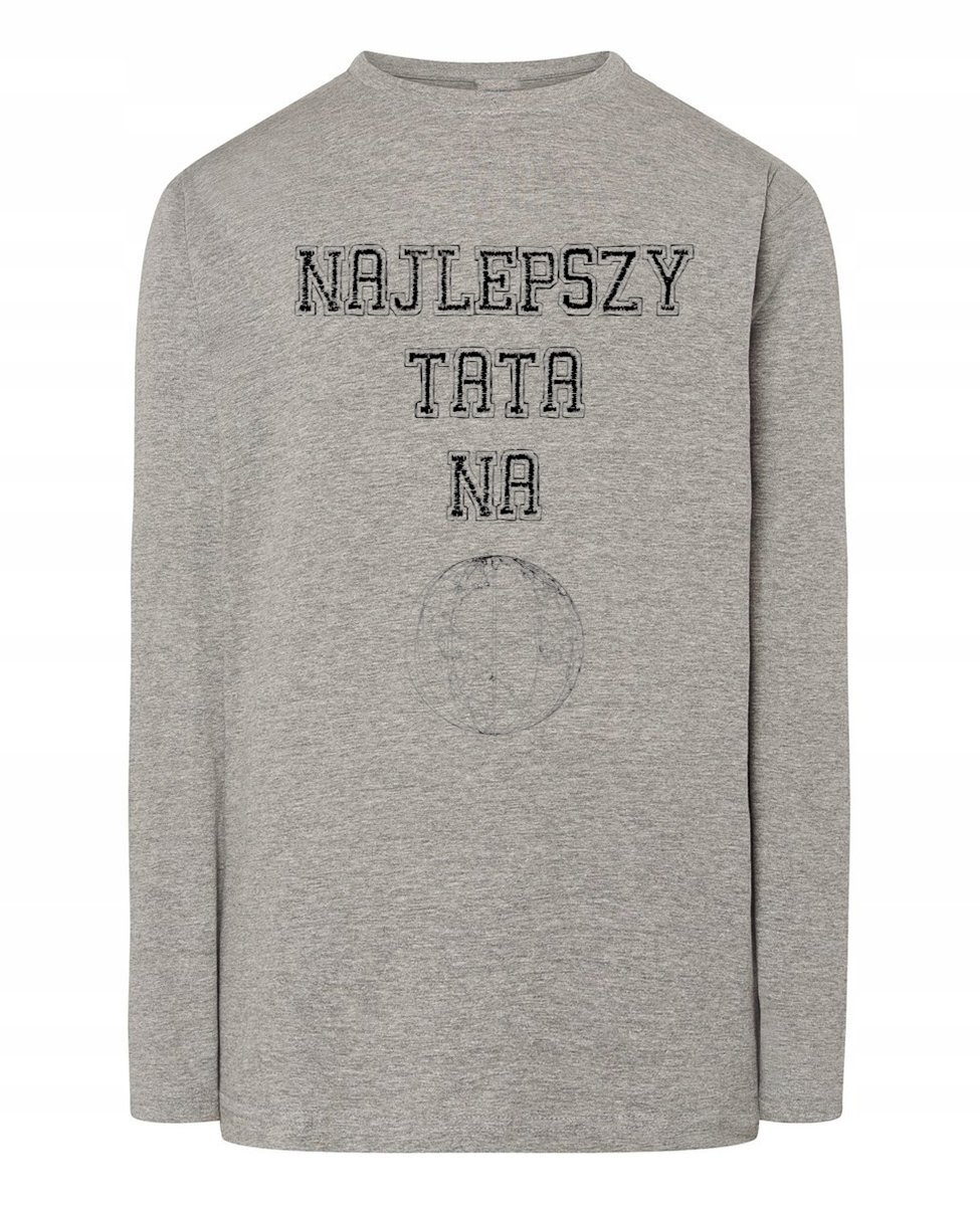 Longsleeve na Dzień Taty Prezent Najlepszy TATA na Świecie r.4XL