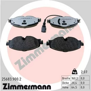Klocki hamulcowe - komplet ZIMMERMANN 25683.900.2 - Klocki hamulcowe - miniaturka - grafika 1