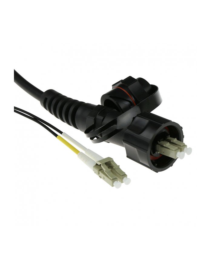 ACT RL7120 kabel optyczny 20 m 2x LC 2x LC ODVA OM3 Czarny