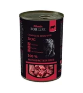 Mokra karma dla psów - Fitmin FFL dog konserwa beef 400g - miniaturka - grafika 1