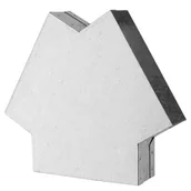 Akcesoria kominkowe - Trójnik prostokątny YP150x50/120-OC - miniaturka - grafika 1