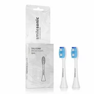Końcówki do szczoteczek elektrycznych - Smilesonic Końcówki Smilesonic DailyCare White do szczoteczki sonicznej   2 sztuki - miniaturka - grafika 1