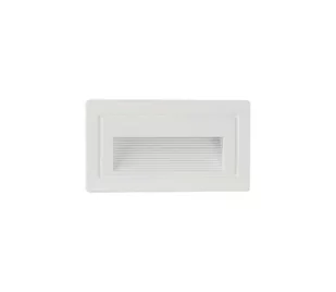 LED Oświetlenie schodowe zewnętrzne LED/3W/230V 3000K IP65 biała + - Lampy ogrodowe - miniaturka - grafika 1