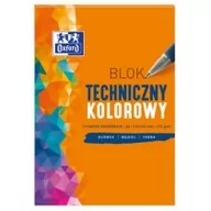 Szkolne artykuły papiernicze - Oxford BLOK TECHNICZNY A4/10K KOLOR 72515 AP360151 - miniaturka - grafika 1