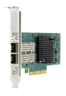 HPE Mellanox MCX512F-ACHT Ethernet 10/25Gb 2-port SFP28 Adapter for Wewnętrzny Ethernet / Fiber 10 Mbit/s P13188-B21 - Karty sieciowe - miniaturka - grafika 1