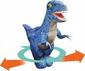 Zabawki interaktywne dla dzieci - Madej Dinozaur pompowany R/C 2,4GHz USB 010818 75603 - miniaturka - grafika 1