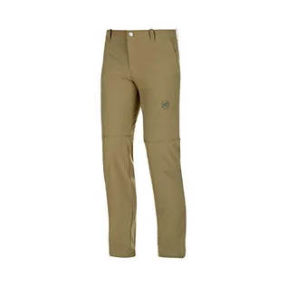 Spodnie męskie - Mammut Mammut Męskie spodnie trekkingowe z zamkiem błyskawicznym Runbold Zip Off zielony oliwkowy 50 1022-00500 - grafika 1