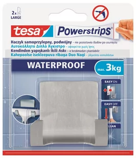 TESA Haczyk ścienny POWERSTRIPS WATERPROOF TESA - Wieszaki łazienkowe - miniaturka - grafika 1