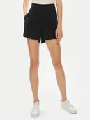 Spodenki damskie - ONLY Szorty materiałowe Nova 15325521 Czarny Regular Fit - miniaturka - grafika 1