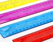 Przybory szkolne - LINIJKA 30 GIĘTKA PRZEZROCZYSTA TABLICZKA MNOŻENIA - miniaturka - grafika 1