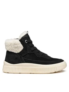 Geox Trzewiki J Laquinny Wpf J56NFA 00022 C9999 S Czarny - Buty dla dziewczynek - miniaturka - grafika 1