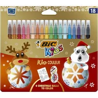 Kredki, ołówki, pastele i pisaki - Bic Kids bickids 949330 flamastrów, 18 sztuki 937508 - miniaturka - grafika 1